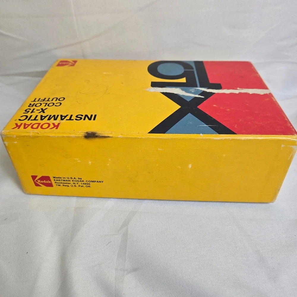 Kodak Instamatic X-15 Color Outfit Camera, Vtg 70s/80s,‎ Untested
